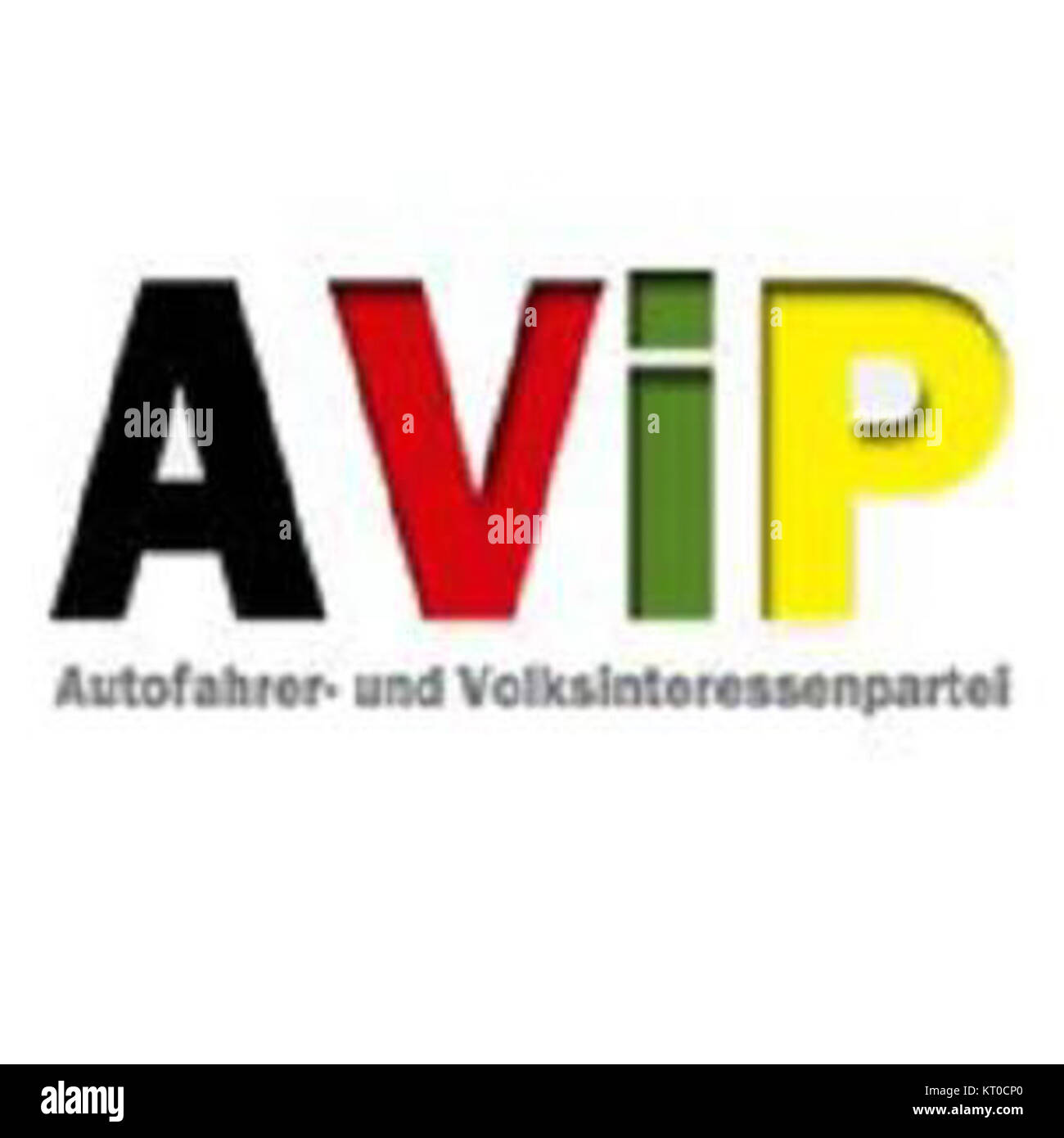 Autofahrer- und Volksinteressenpartei Logo Stock Photo