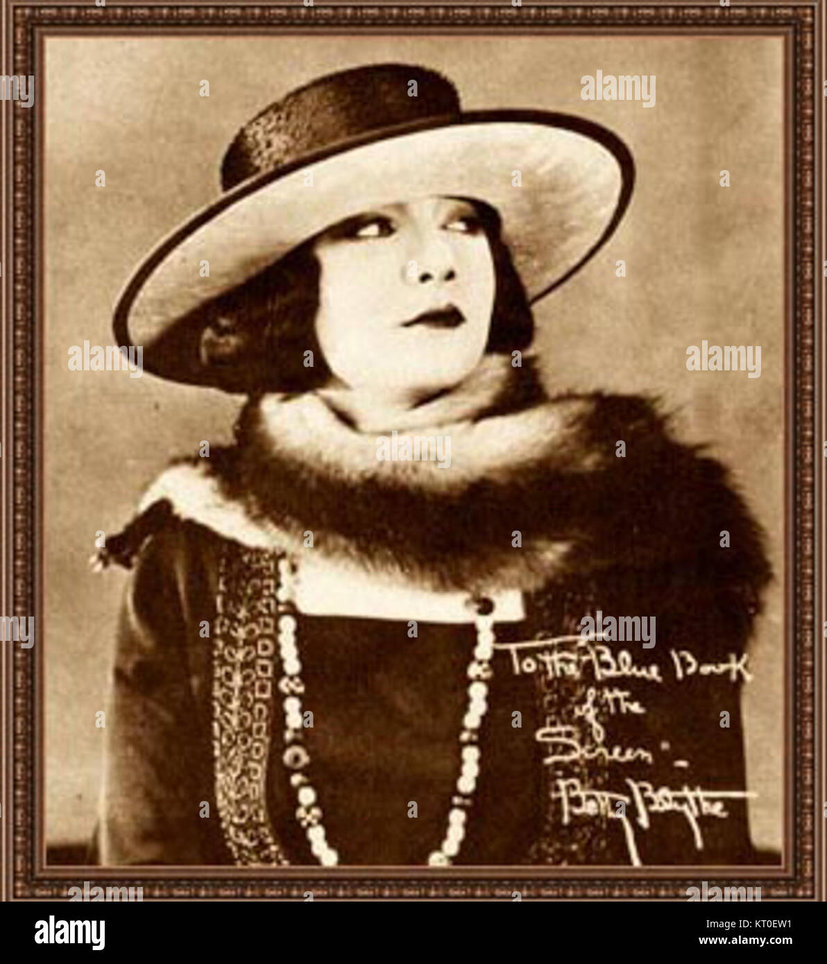 Betty Blythe The Blue Book of the Screen Stock Photo - Alamy