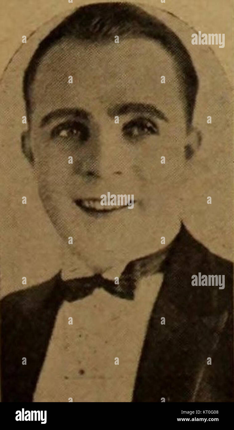 Bobby Vernon - Moving Picture World  June 28  1924 Stock Photo