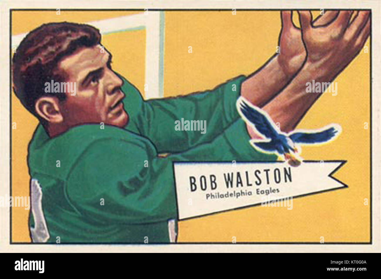 Bobby Walston - 1952 Bowman Large Stock Photo