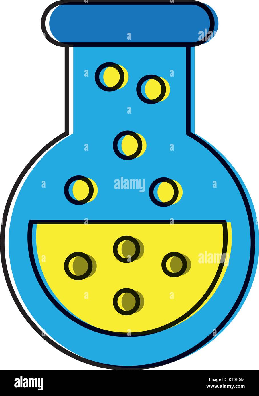 flask test tube science icon image Stock Vector Image & Art - Alamy