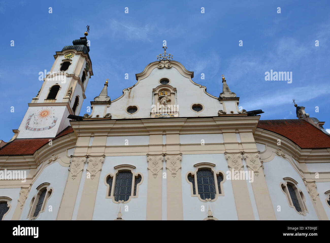 most beautiful village church in the world in steinhausen Stock Photo