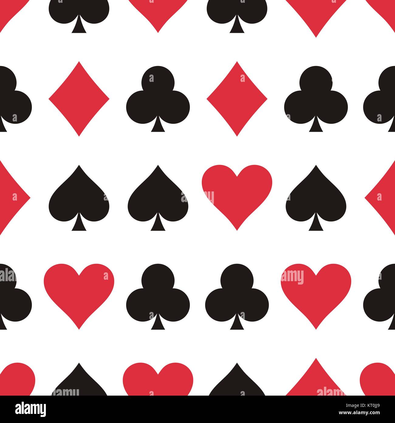 Play cards pattern Stock Photo - Alamy
