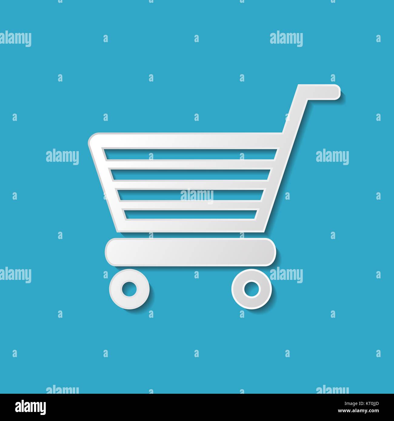 Shopping cart icon Stock Photo
