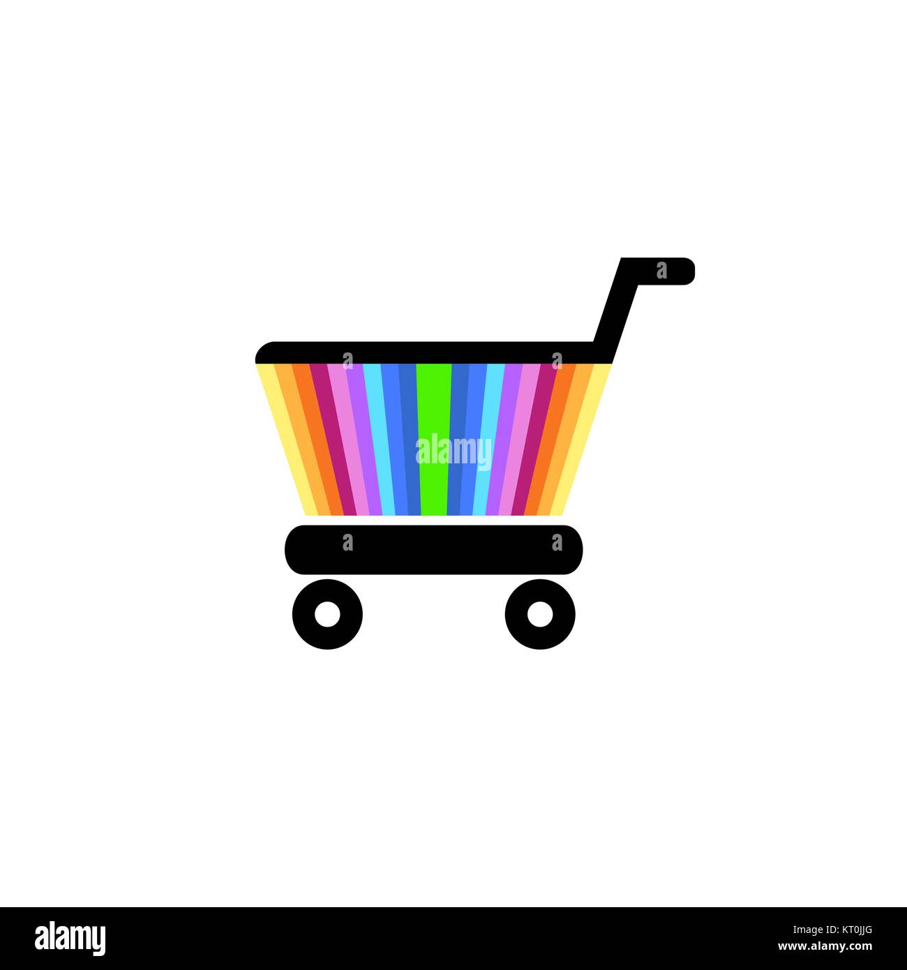 Shopping cart icon Stock Photo
