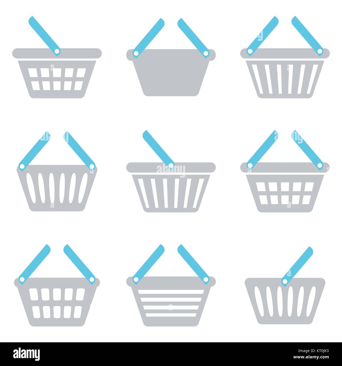 Shopping basket icon Stock Photo