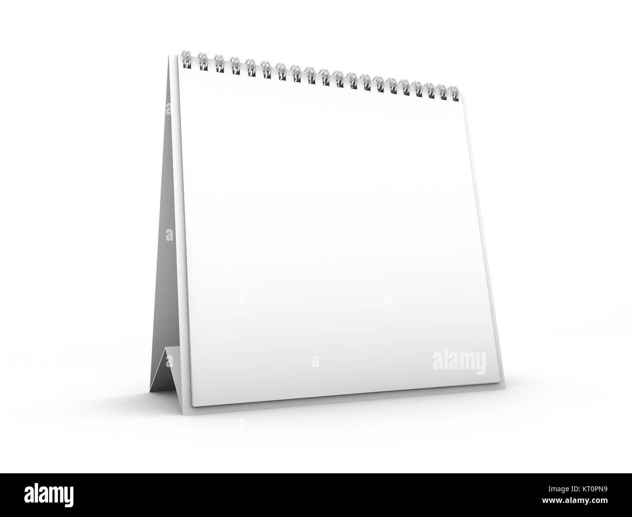 Image desk calendar isolated mockup. 3D rendering Stock Photo Alamy