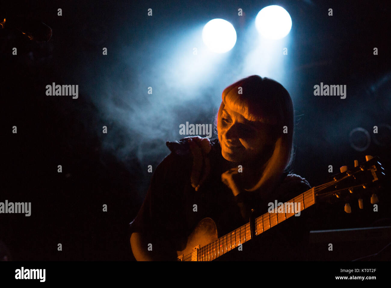 The Faroese singer, songwriter and musician Eivør Pálsdóttir is best known by her stage name Eivør (Eivor) and here performs a live concert at John Dee in Oslo. Norway, 07/05 2017. Stock Photo