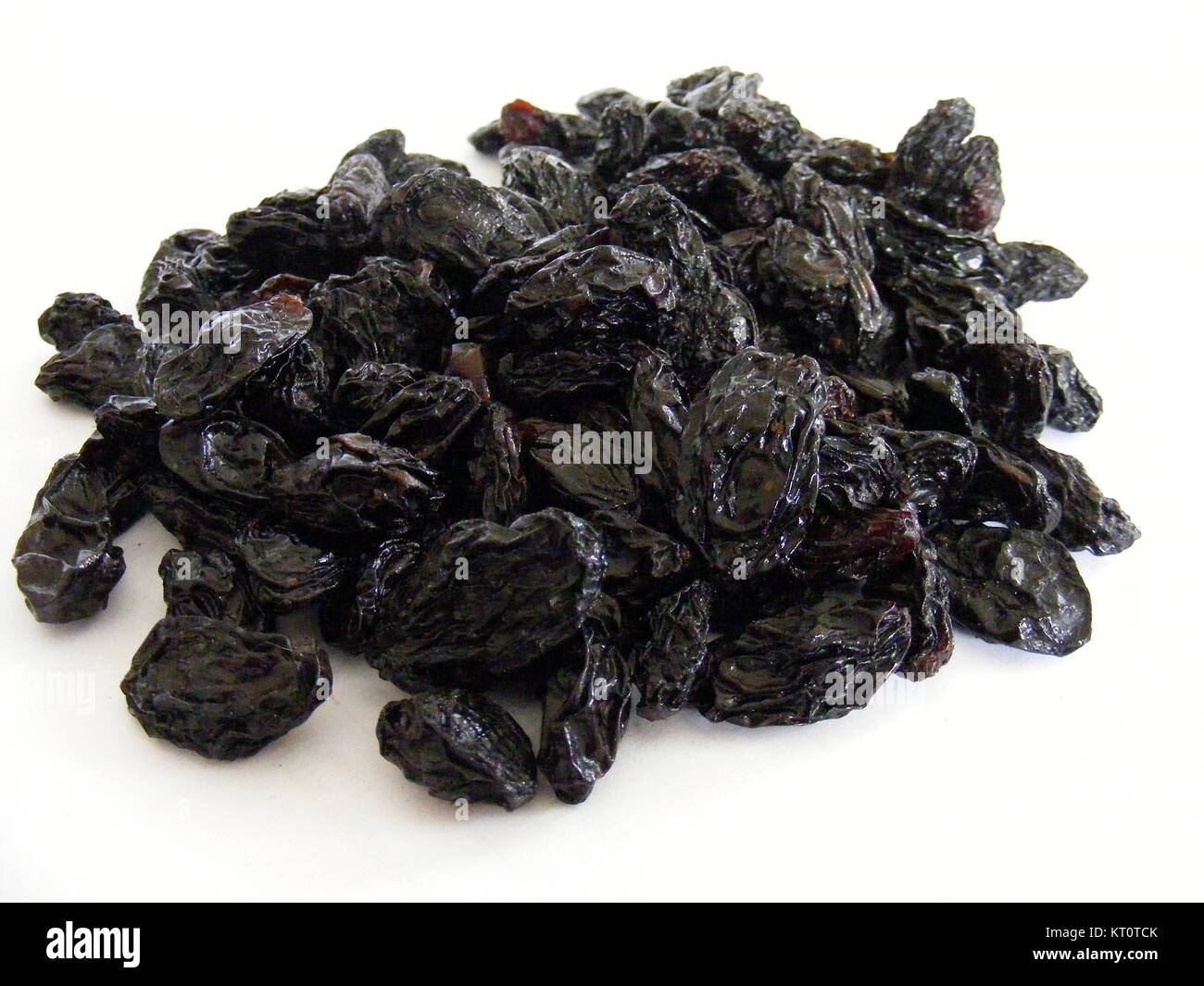 Dry black grape Stock Photo