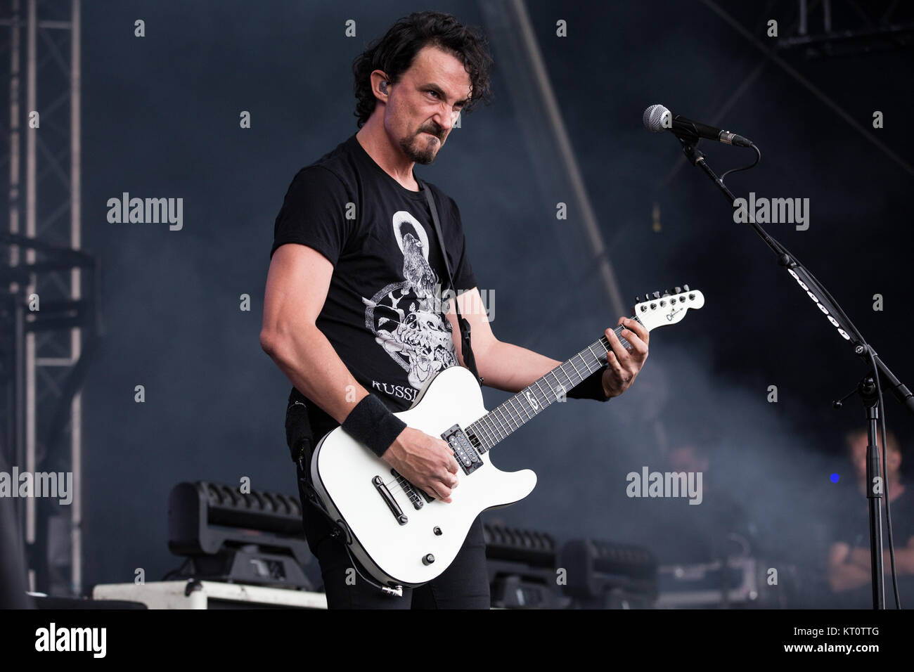 Norway, Tonsberg – July 12, 2017. The French death metal band Gojira ...