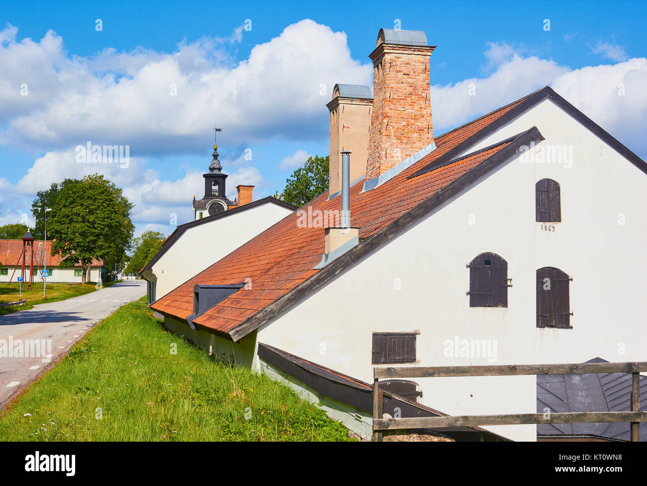 Harg a town in Uppland province, Sweden, scandinavia Stock Photo