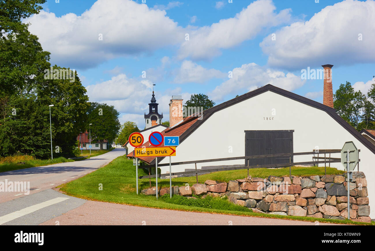 Harg a town in Uppland province, Sweden, scandinavia Stock Photo