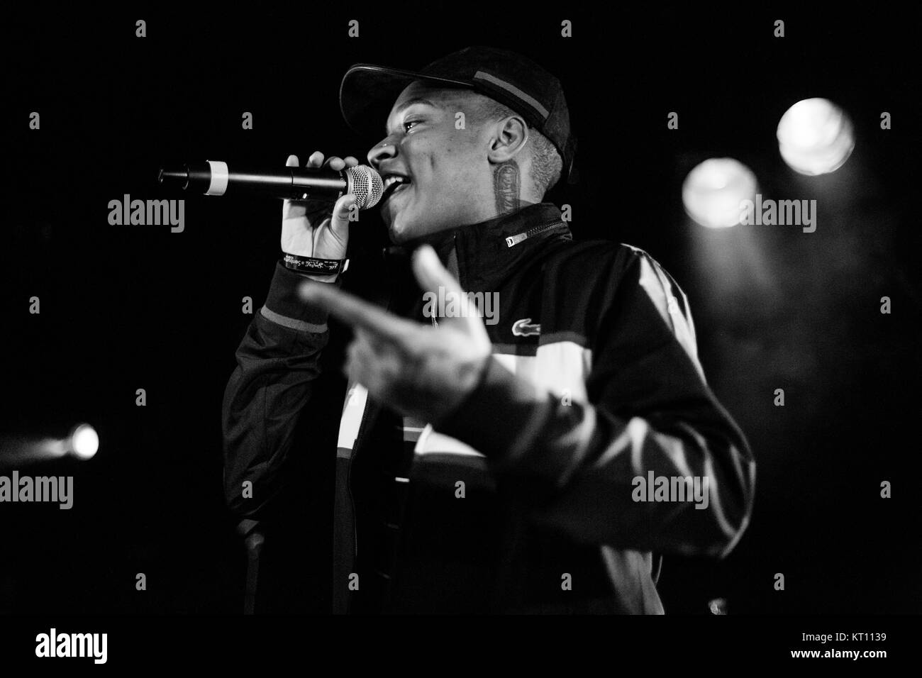 The Irish rapper and lyricist Rejjie Snow performs a live concert at