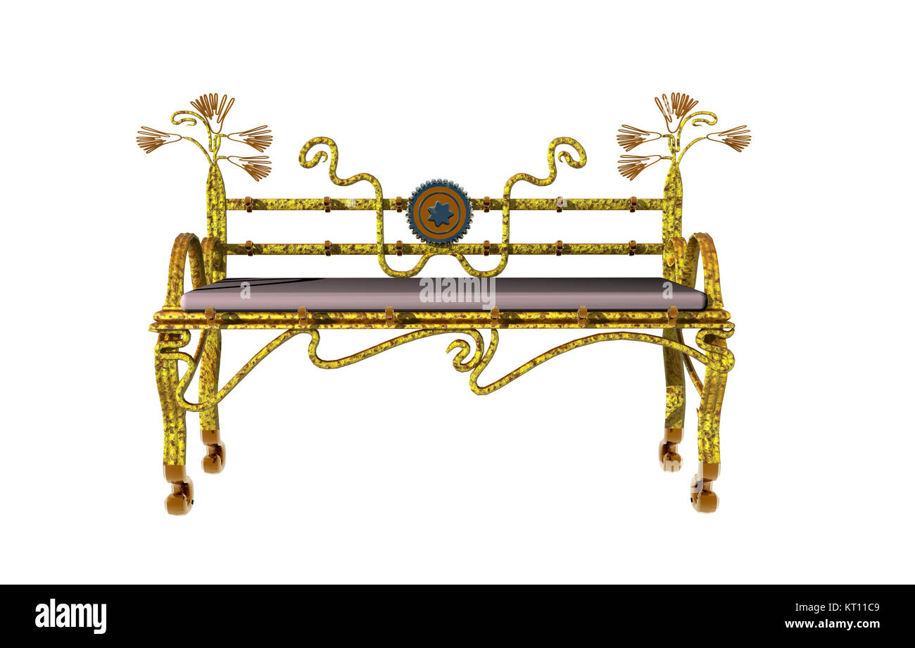 Exotic Bench exotic bench exempted Stock Photo - Alamy