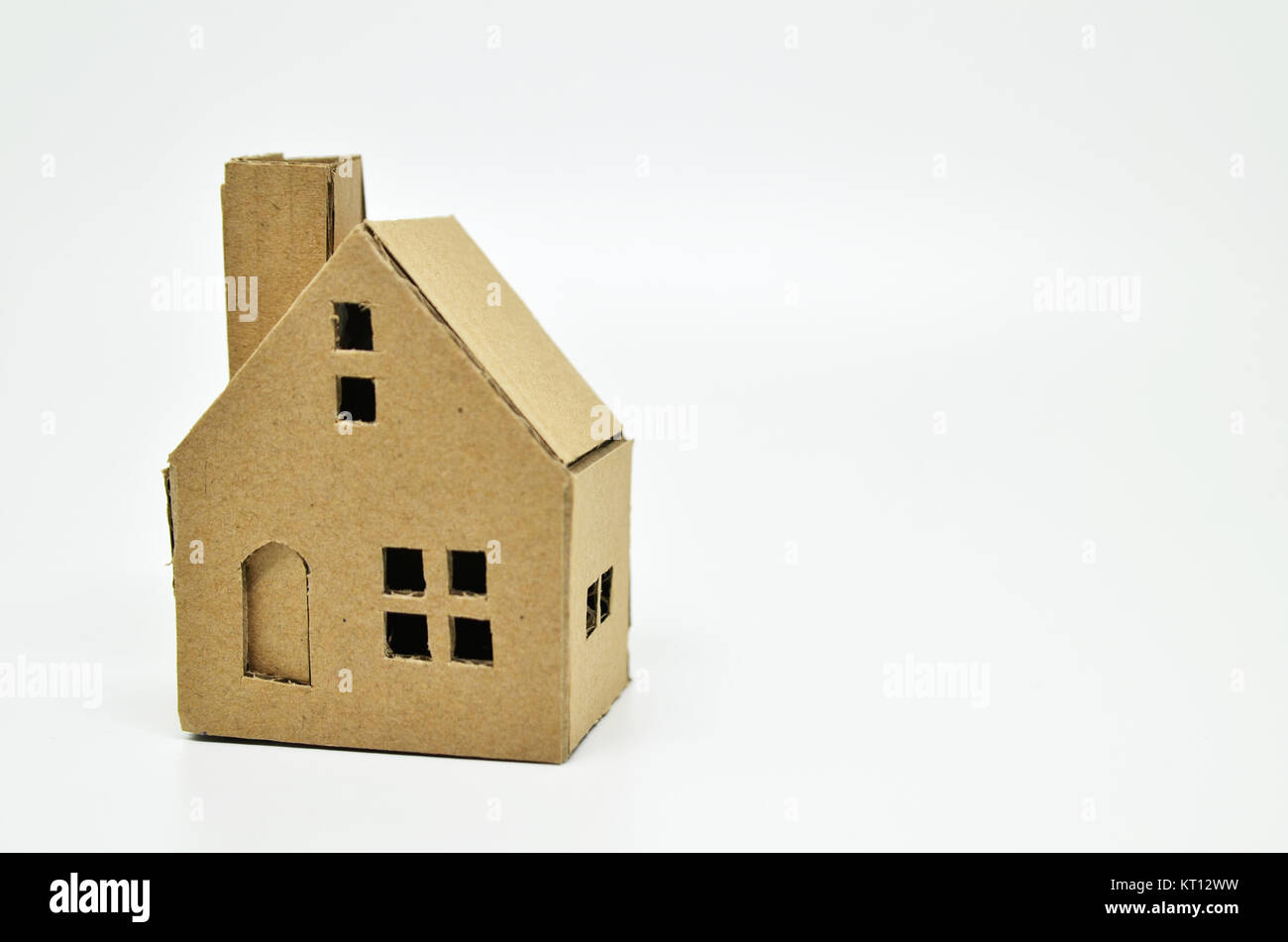 Paper house model Stock Photo - Alamy
