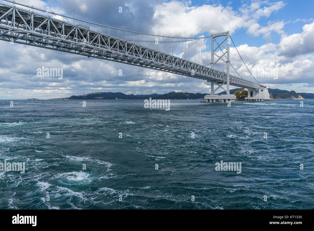 Onaruto Bridge in Tokushima Stock Photo