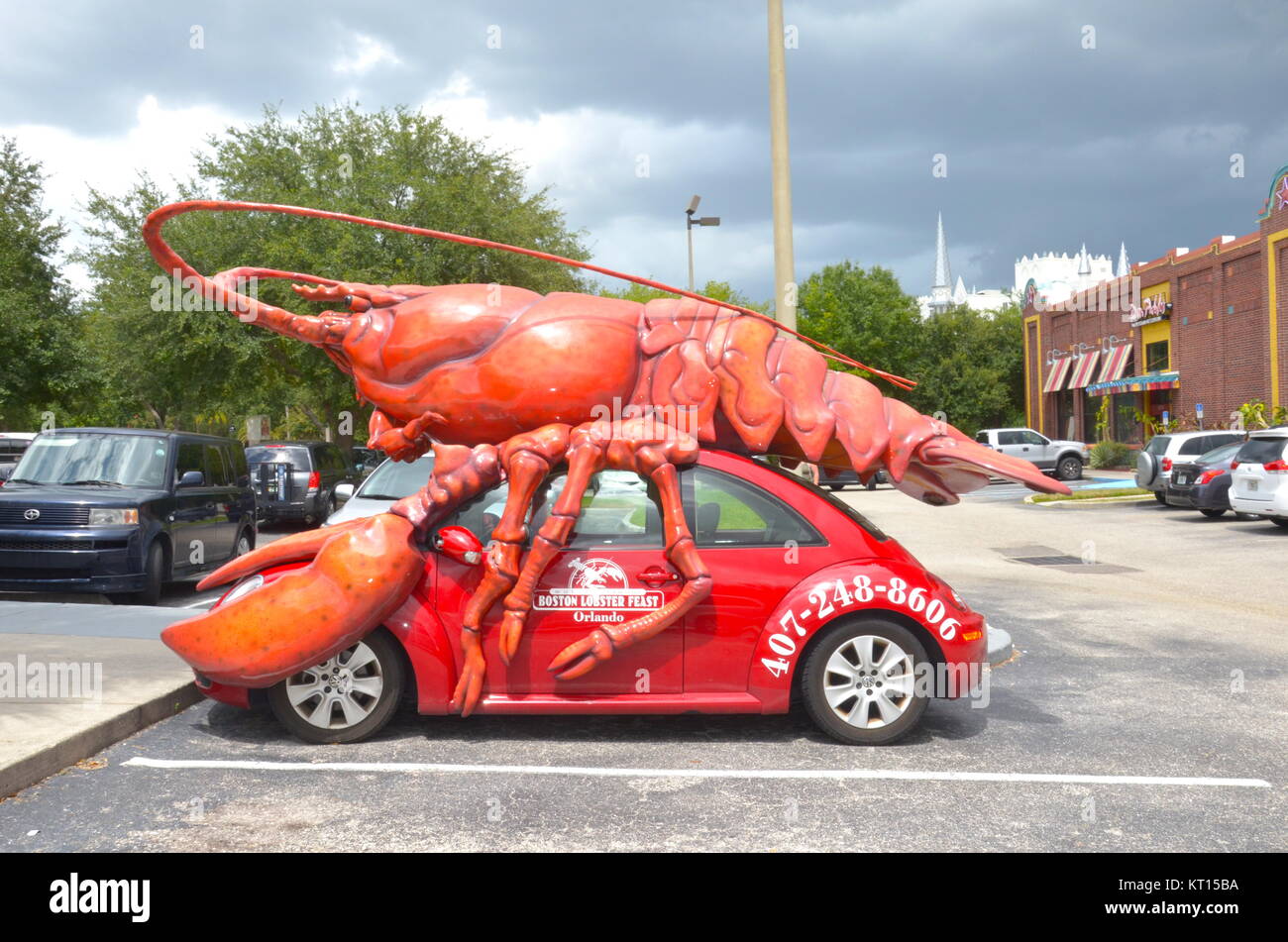 Red Lobster Restaurant, International Drive. Florida, USA Stock Photo