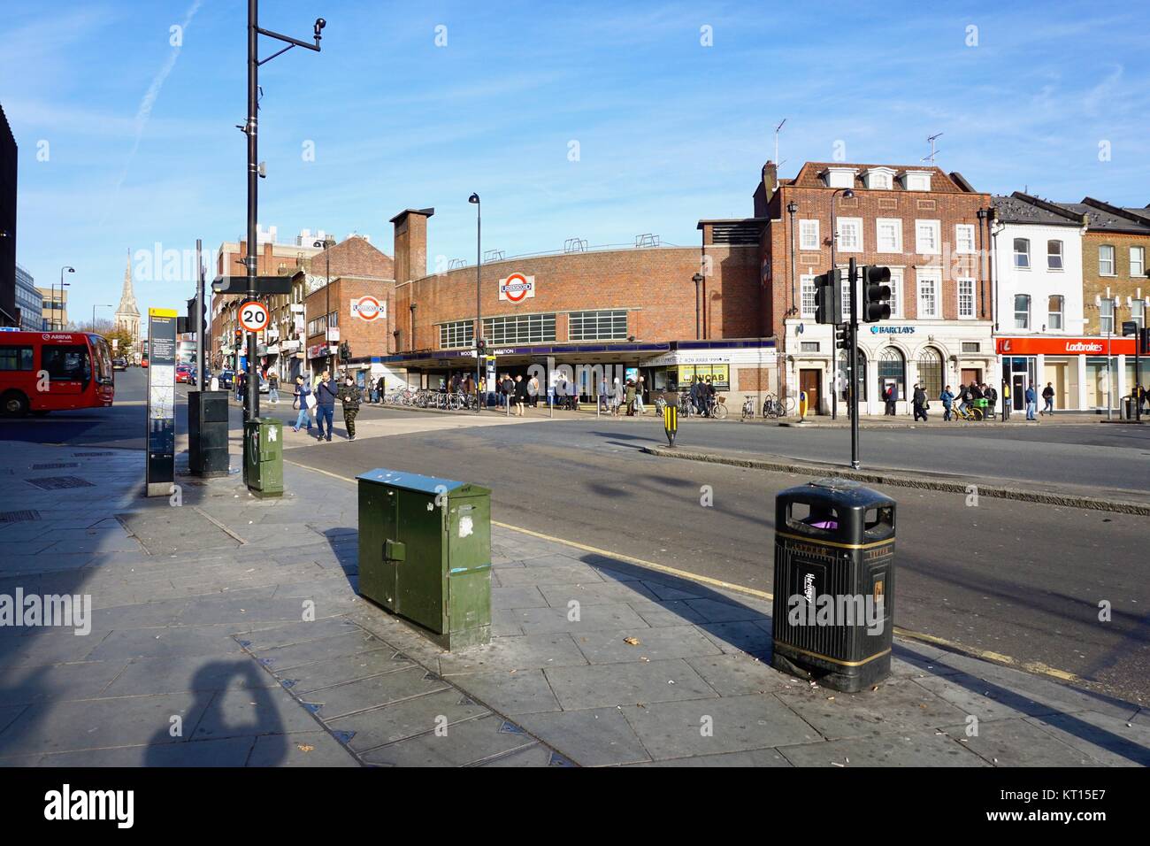 Woodgreen High Street in London, United Kingdom Stock Photo 169671327