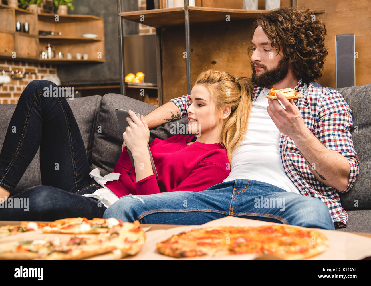 couple spending time together Stock Photo - Alamy