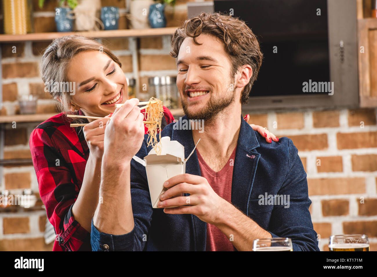 couple spending time together Stock Photo - Alamy
