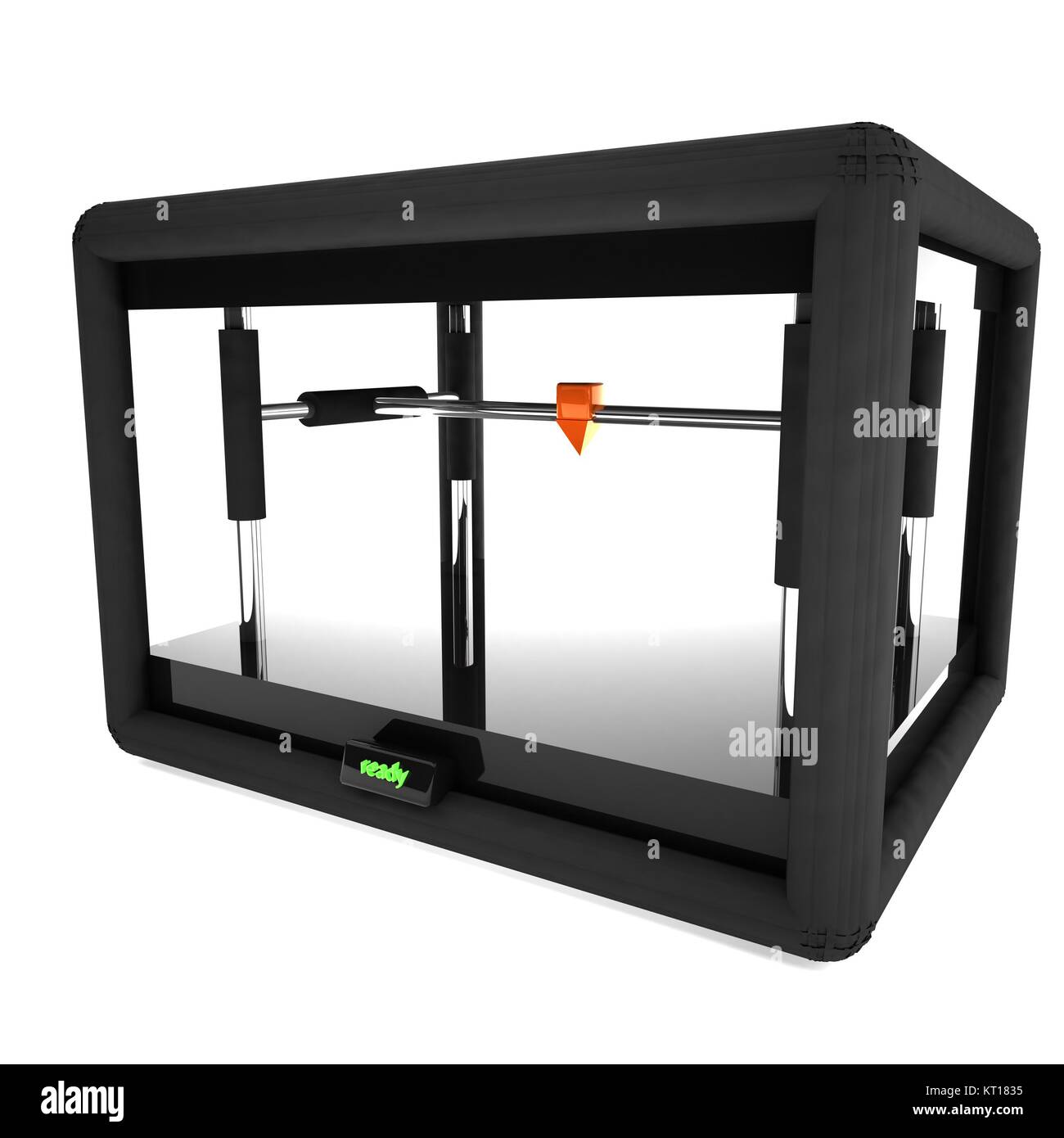 3d printer isolated over white Stock Photo Alamy