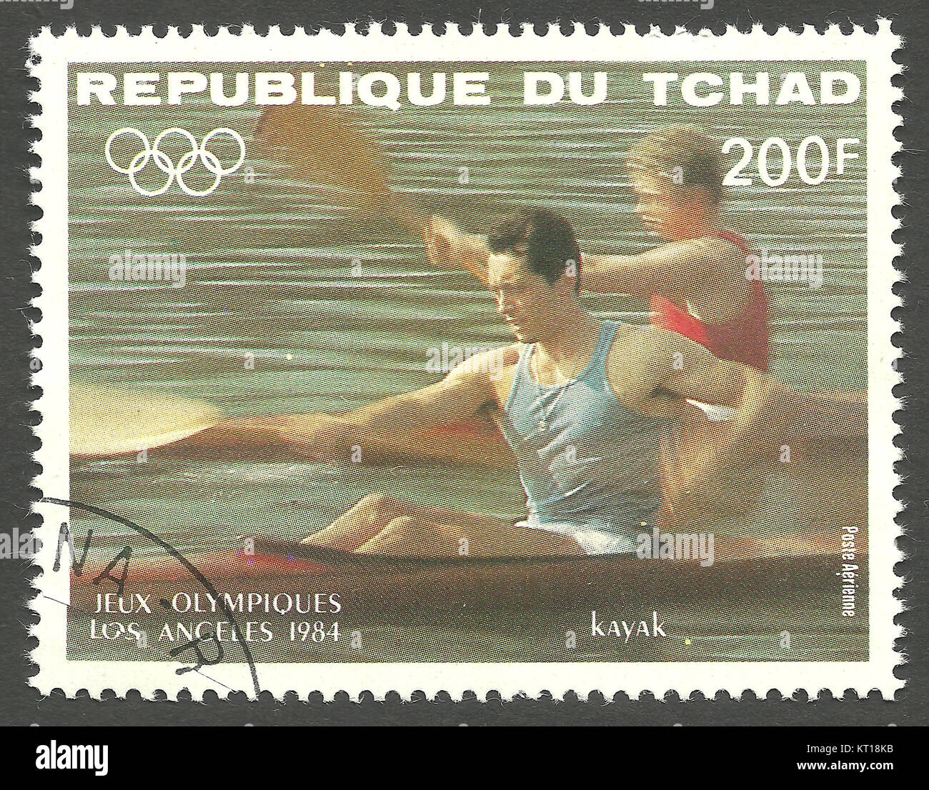 Chad CIRCA 1984 Topic Water Sports at the Los Angeles Summer