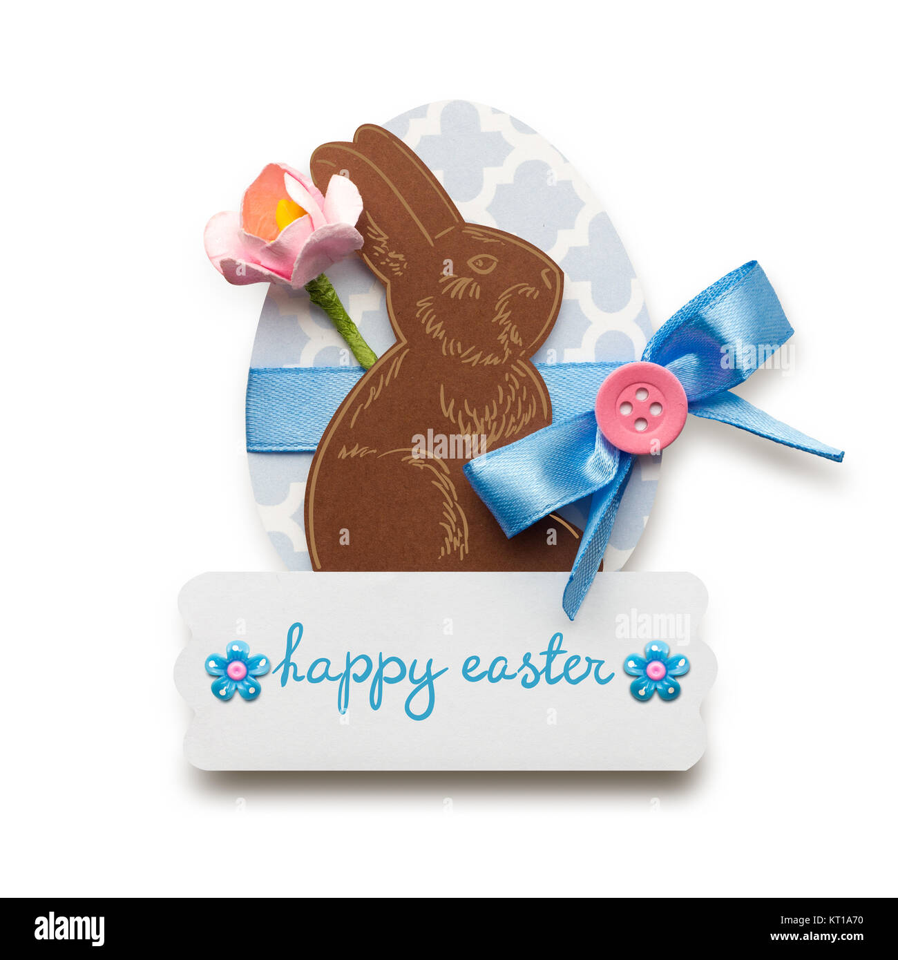 Easter card paper eggs Cut Out Stock Images Pictures Alamy