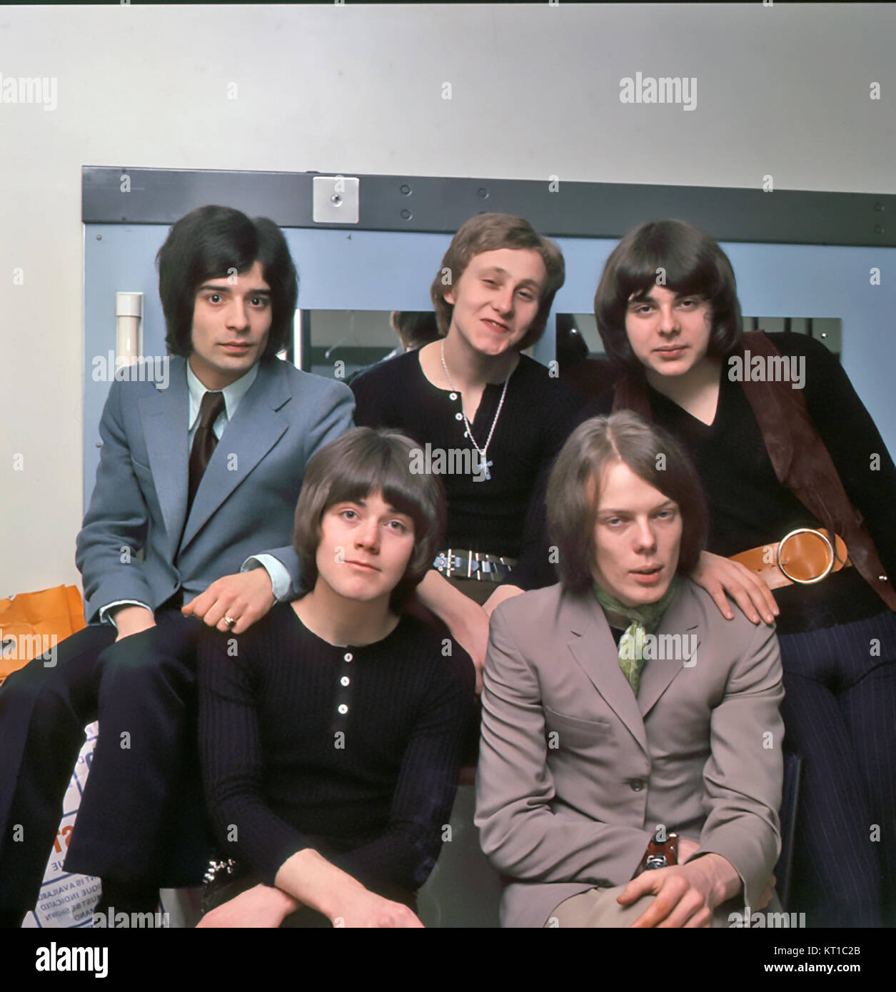 LOVE AFFAIR UK pop group about 1968 with Steve Ellis third from left Stock Photo