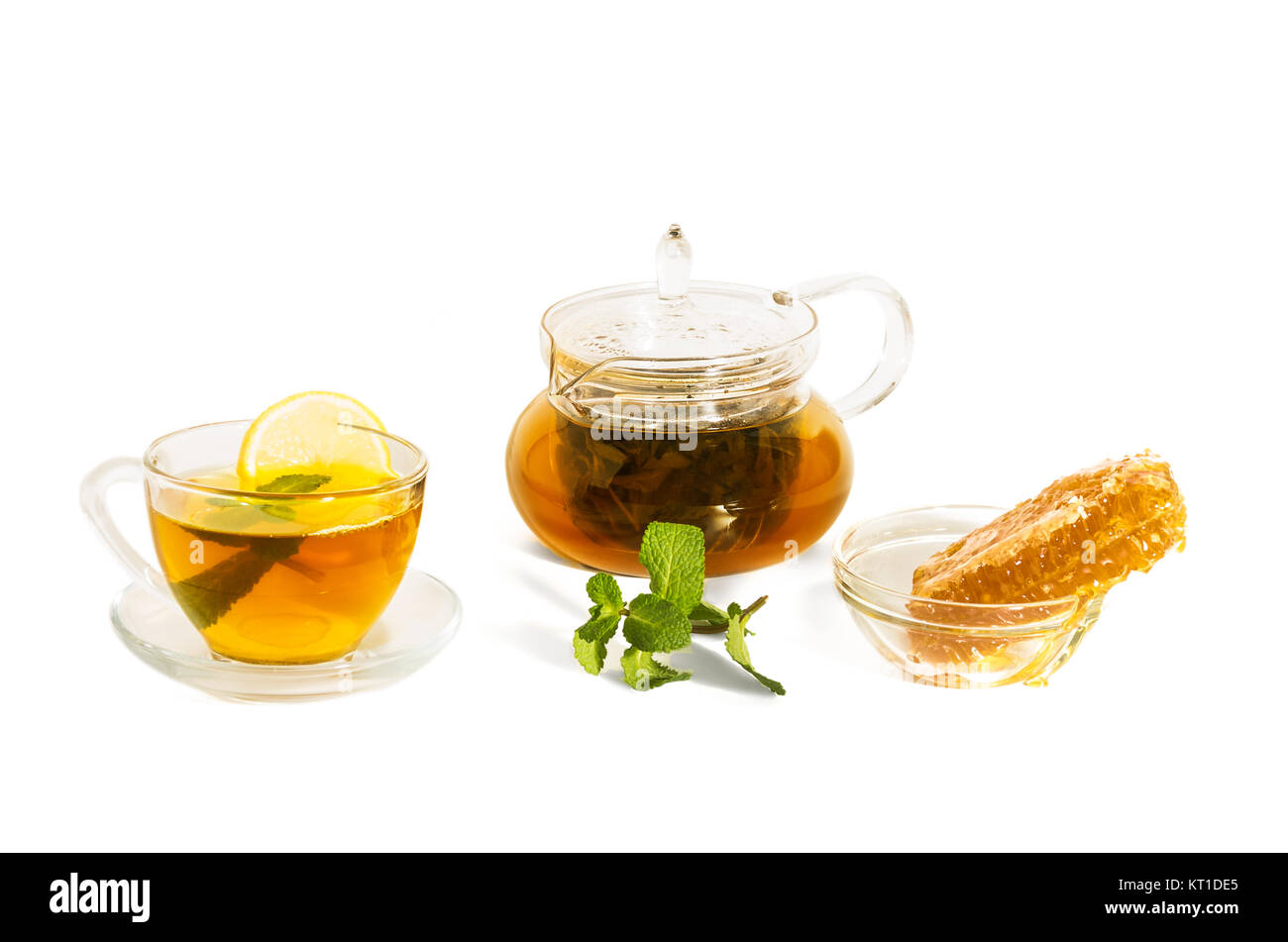 Cup with green tea Stock Photo Alamy