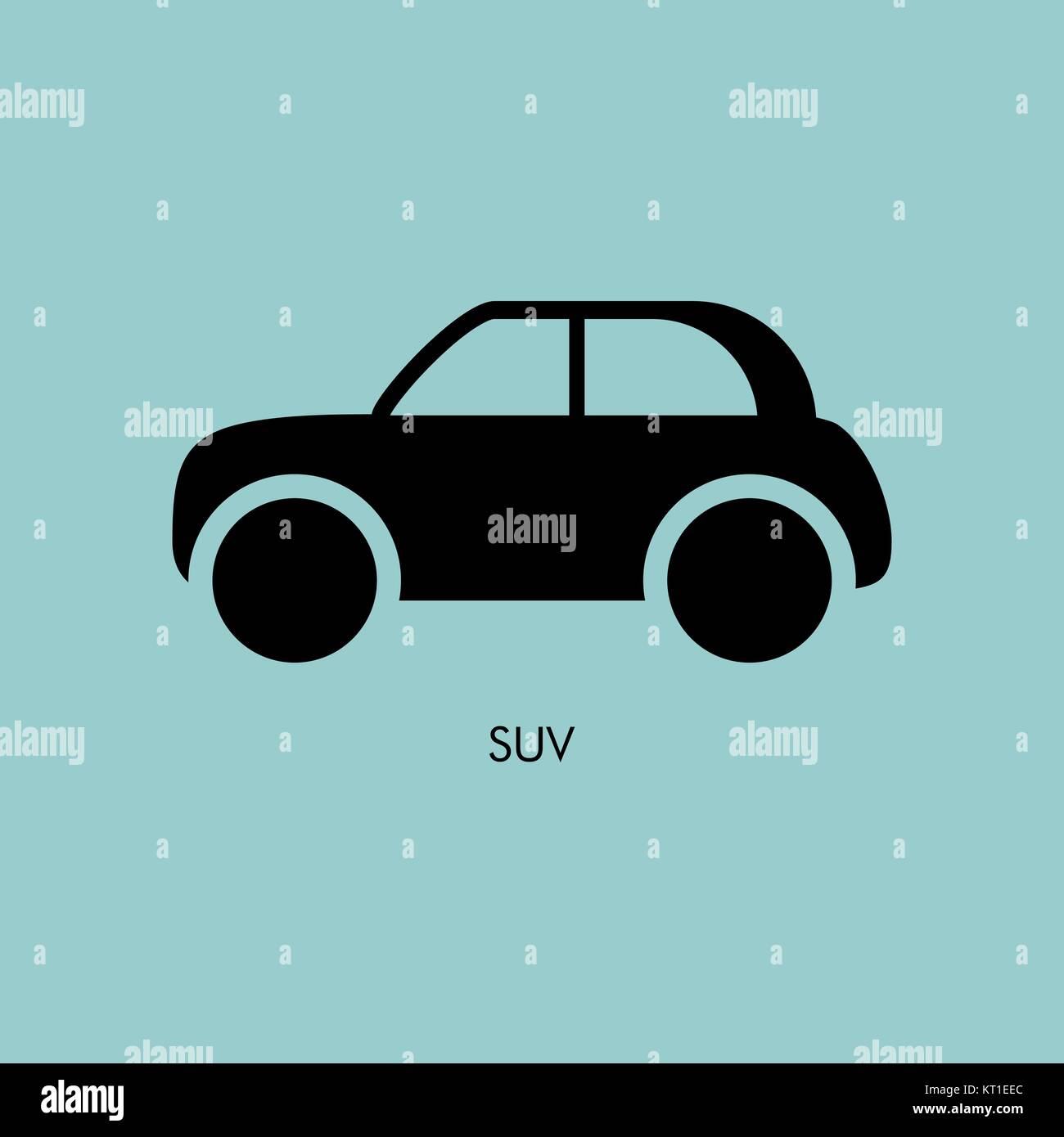 Car body type vector illustration icon. Stock Vector