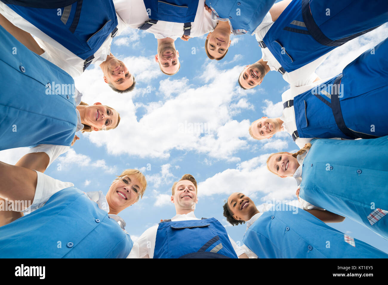Diverse male friends cleaning hi-res stock photography and images - Alamy