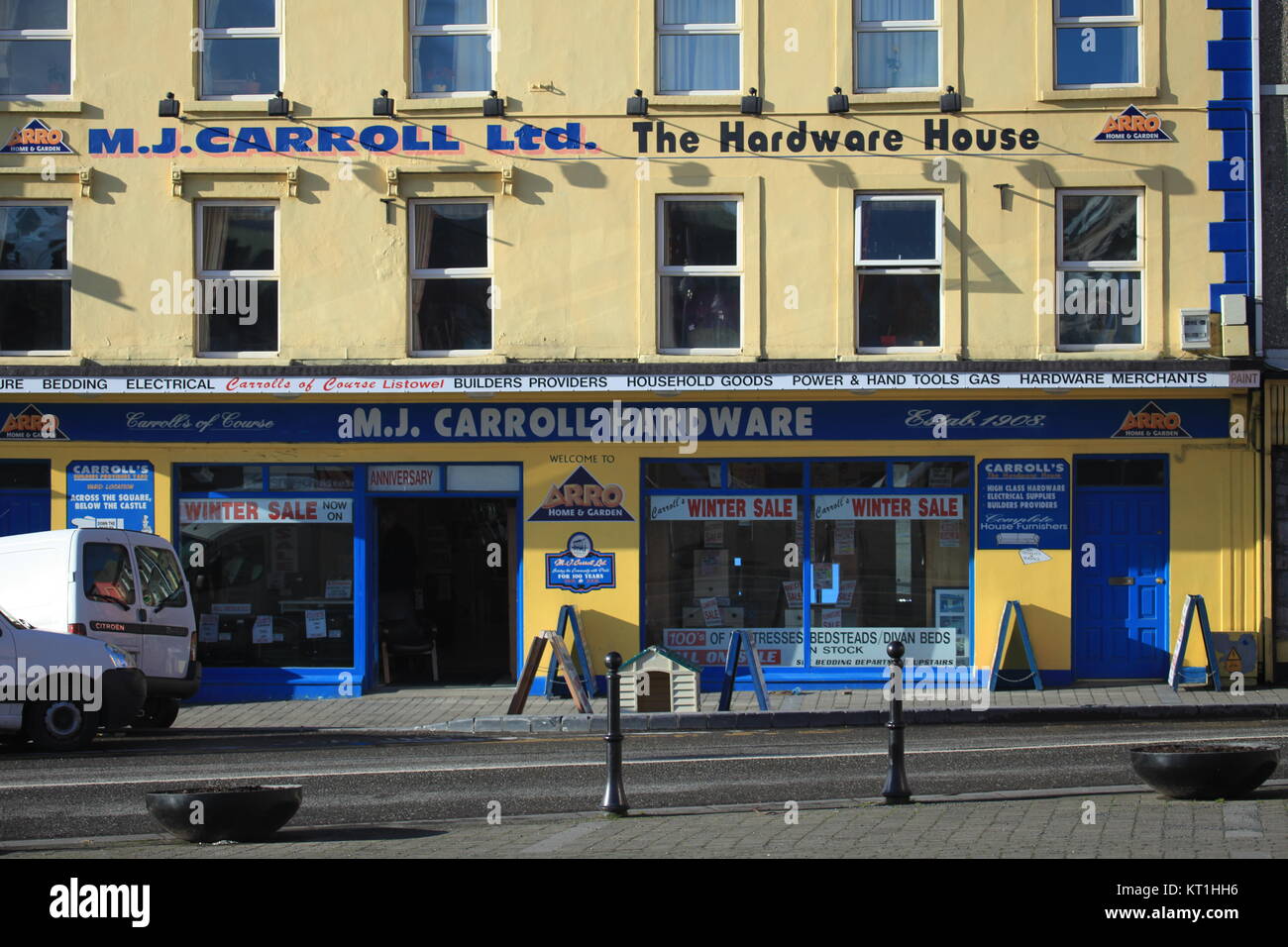 colorful shop front listowel, county kerry, ireland Stock Photo Alamy