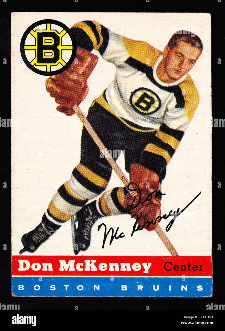 1954 Topps Don McKenney Stock Photo Alamy
