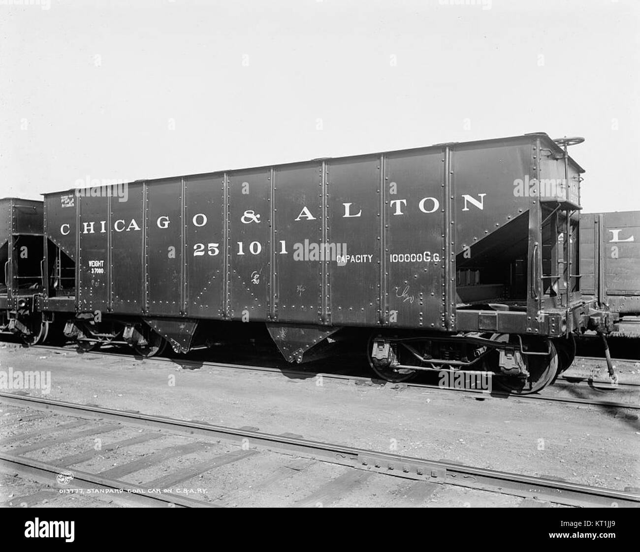 Chicago and Alton coal car 4a09155v Stock Photo Alamy
