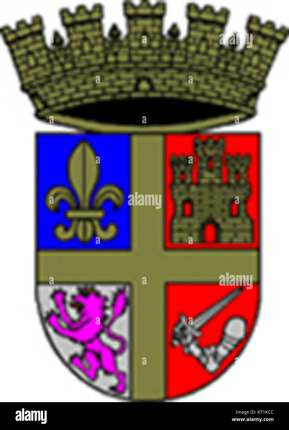 Coat of Arms of Saint Augustine Florida Stock Photo Alamy