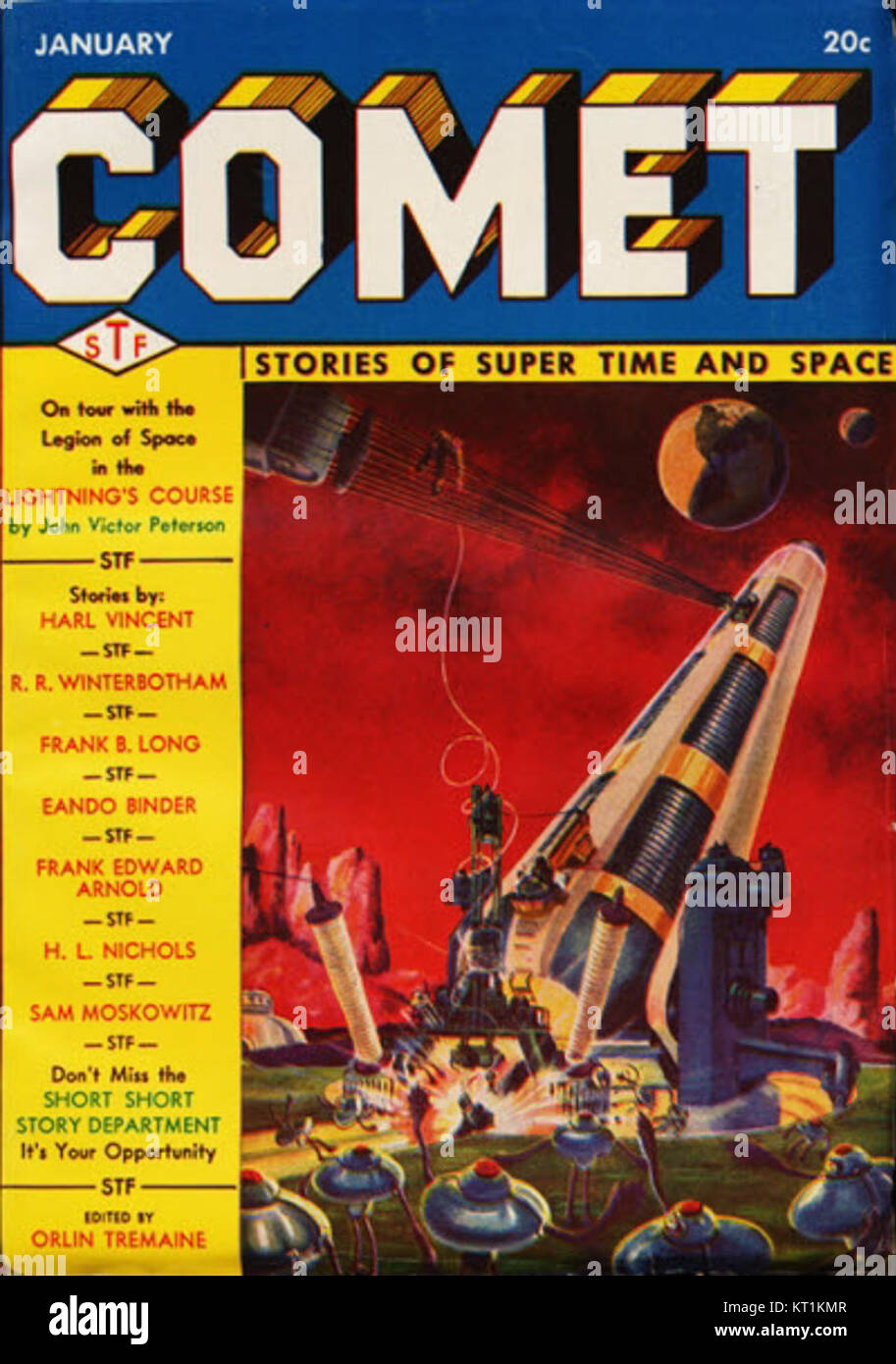 Comet Stories January 1941 Stock Photo Alamy
