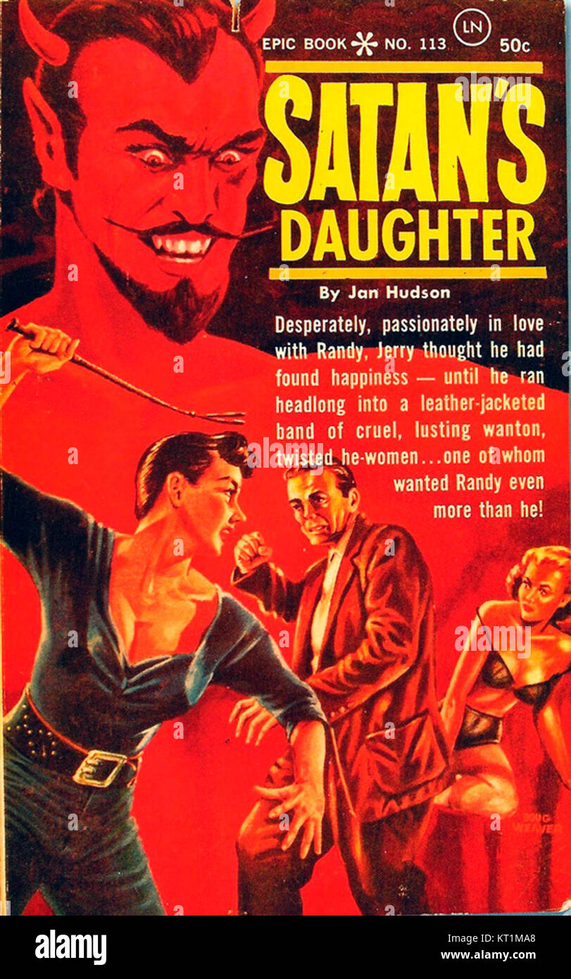 Satan's Daughter Is A Succubus Webtoon Cover of Satan's Daughter by Jan Hudson - Epic 113 1961 Stock Photo - Alamy