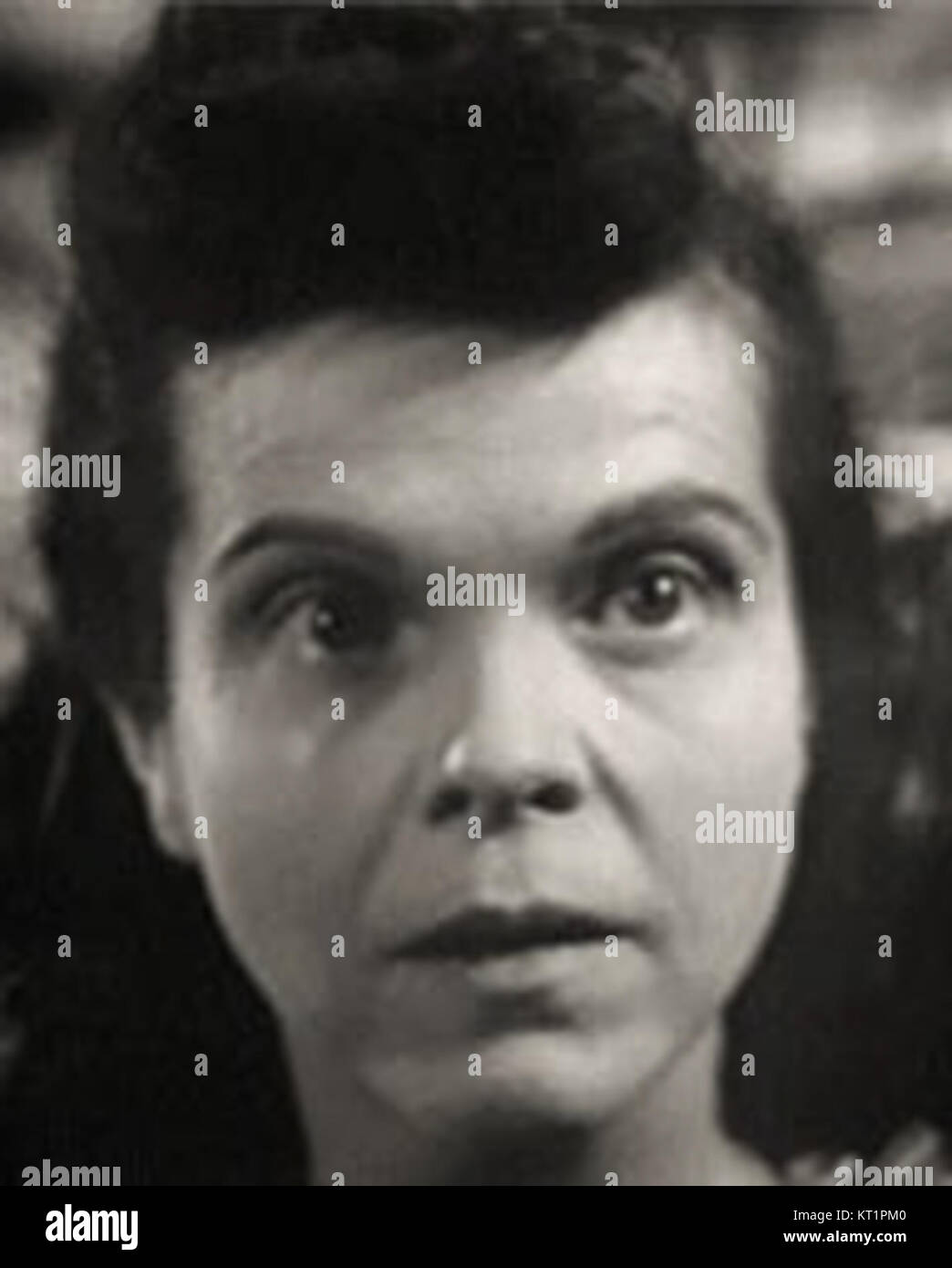 Dorothy Adams plays a character in the 1942 film 'Lady Gangster,' a classic example of early American noir cinema, known for its gritty depiction of crime and moral ambiguity. Stock Photo