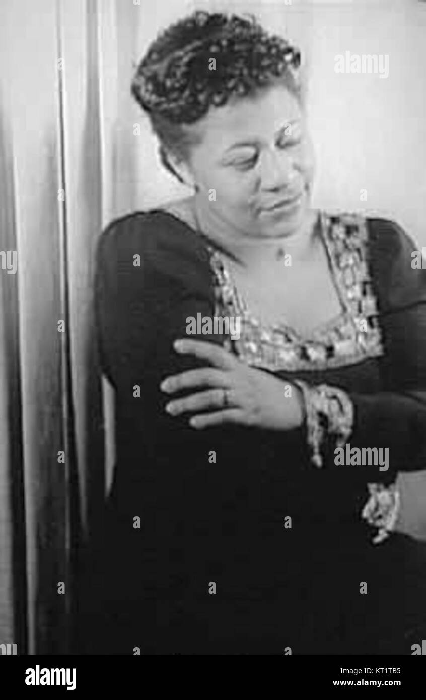 Ella Fitzgerald, one of the most iconic American jazz singers, is seen ...