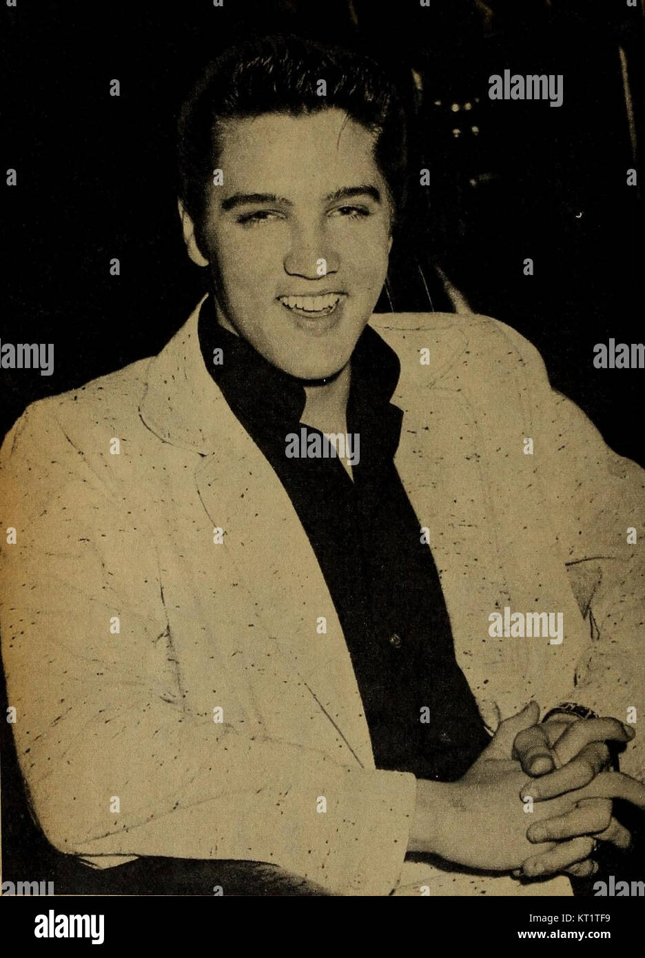 Elvis Presley - TV Radio Mirror, September 1956 02 Stock Photo - Alamy