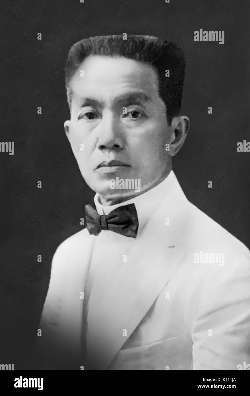 Emilio Aguinaldo ca. 1919 (Restored) Stock Photo