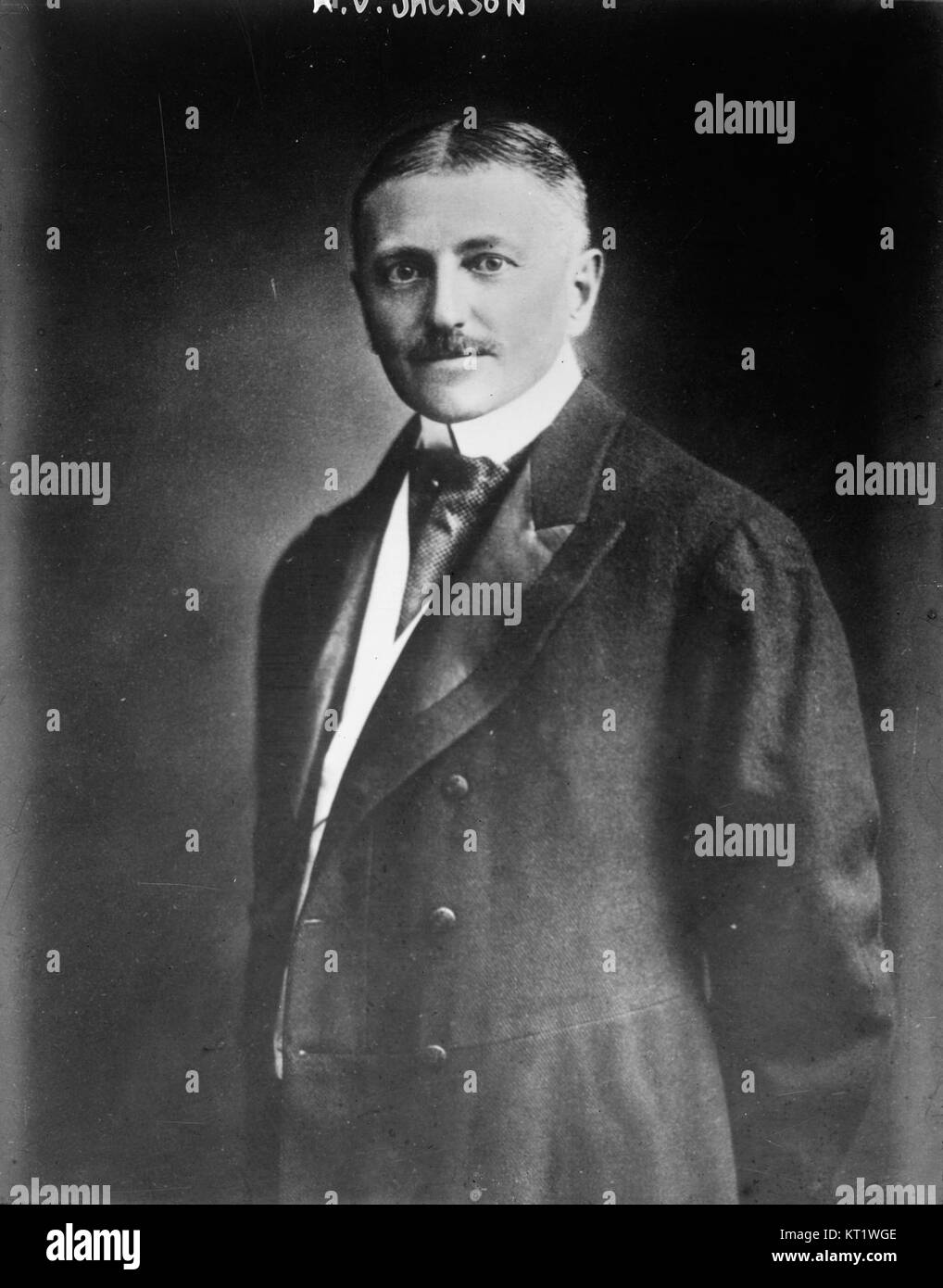 A portrait of A.V. Jackson, a prominent figure known for his ...