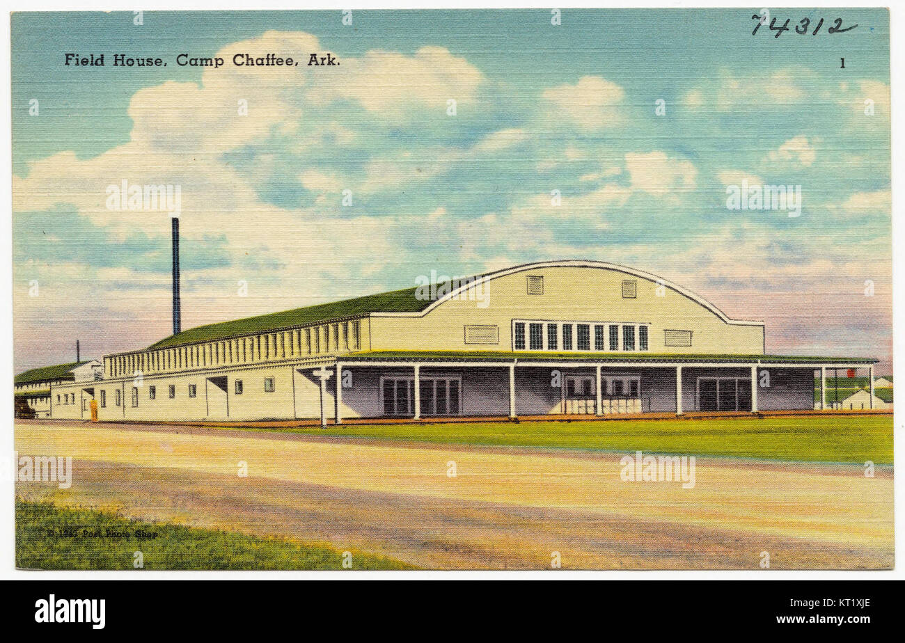 Field House, Camp Chaffee, Ark (74312 Stock Photo Alamy