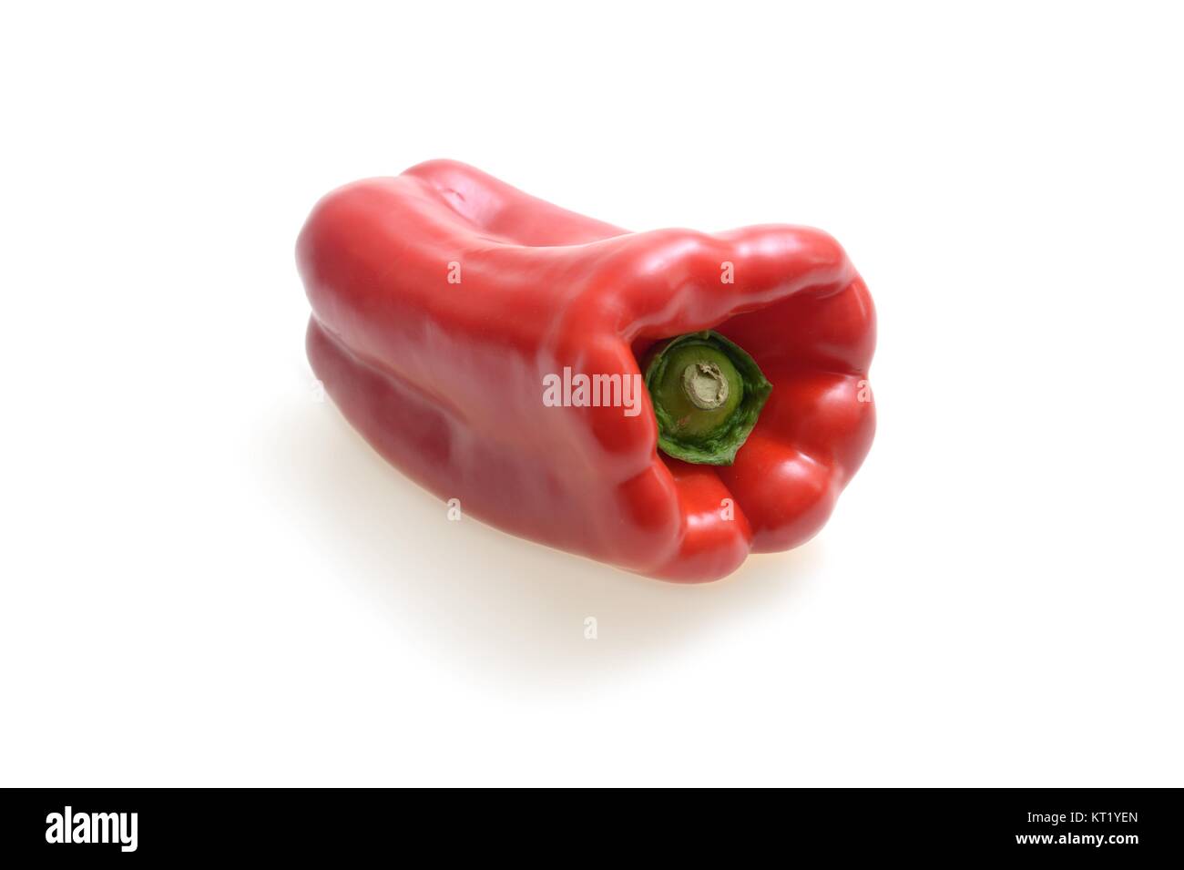 Fresh Capsicum isolated against a plain background Stock Photo - Alamy