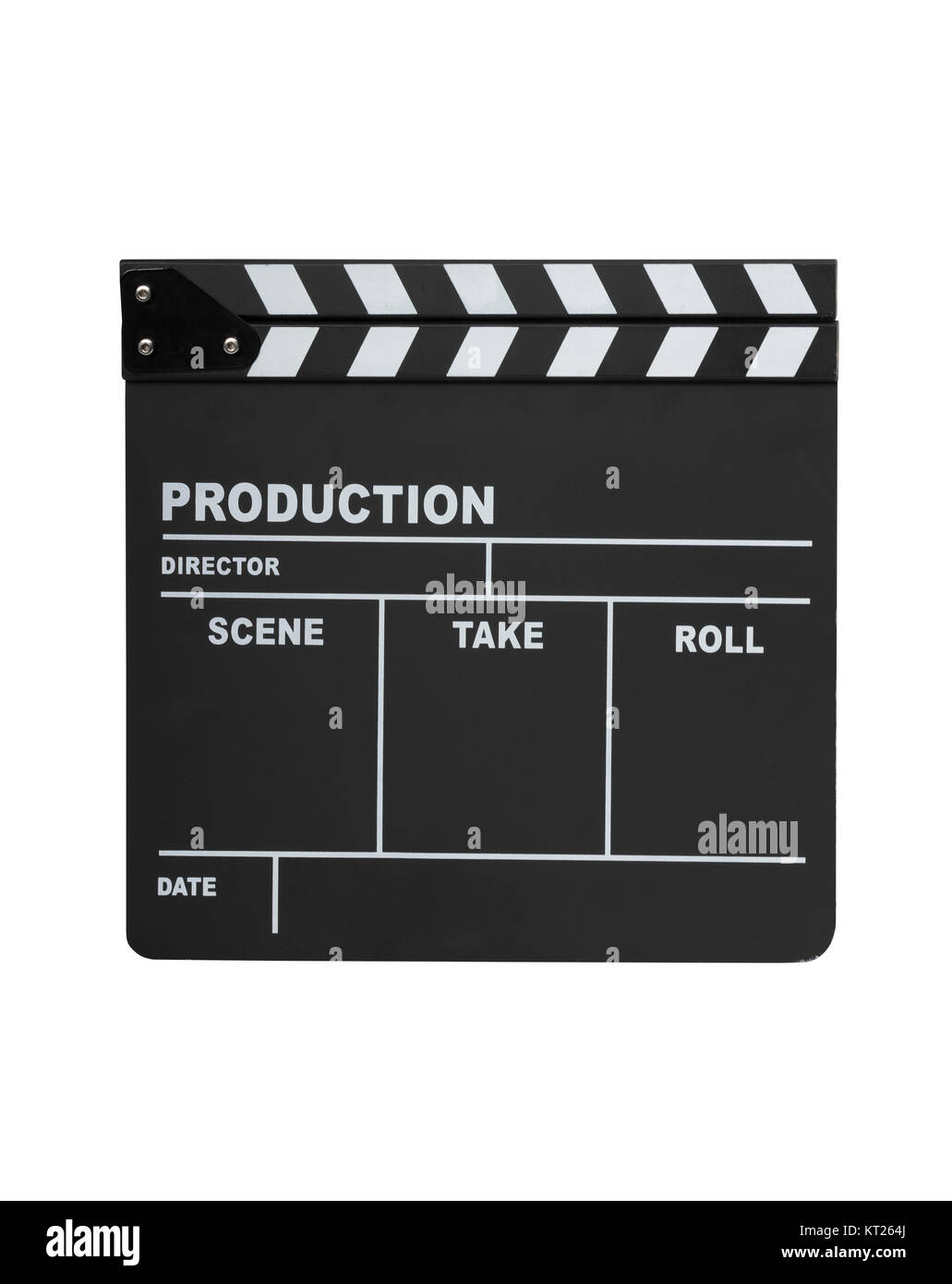 Clapperboard isolated Stock Photo