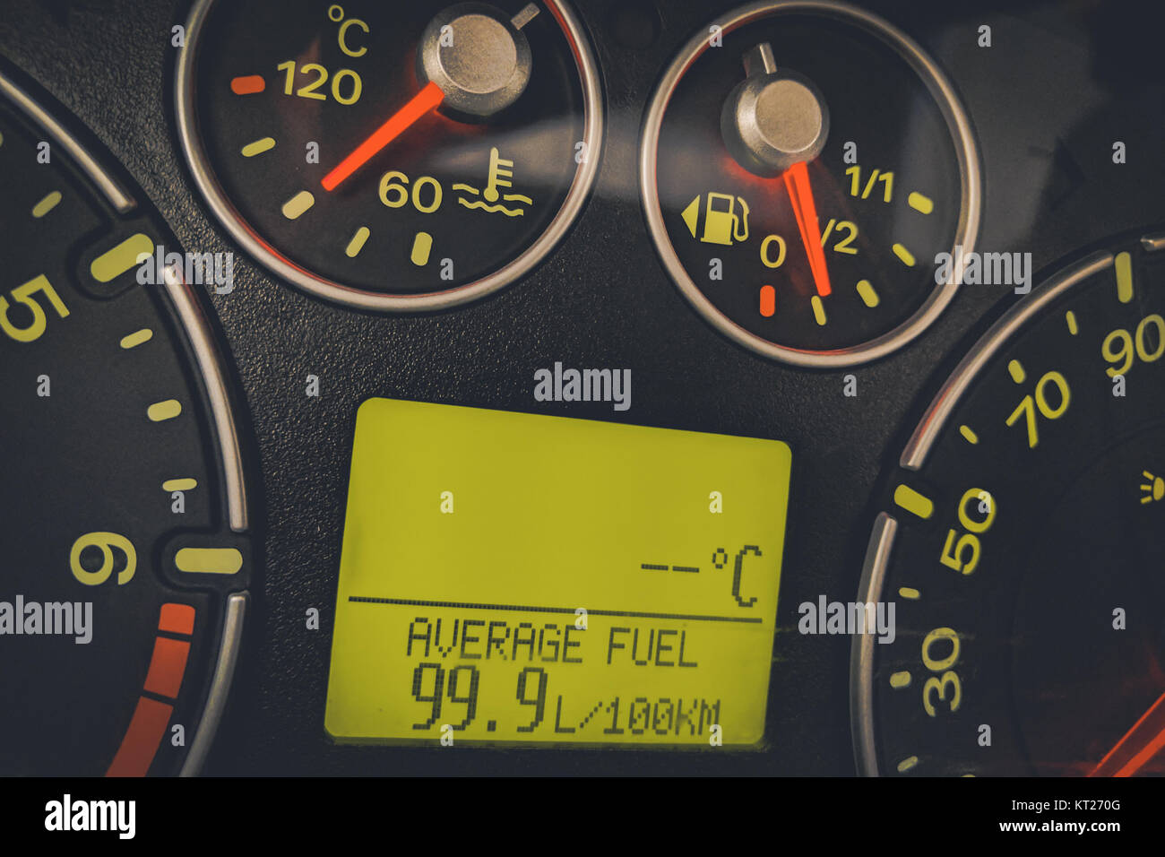 Car high fuel consumption Stock Photo Alamy