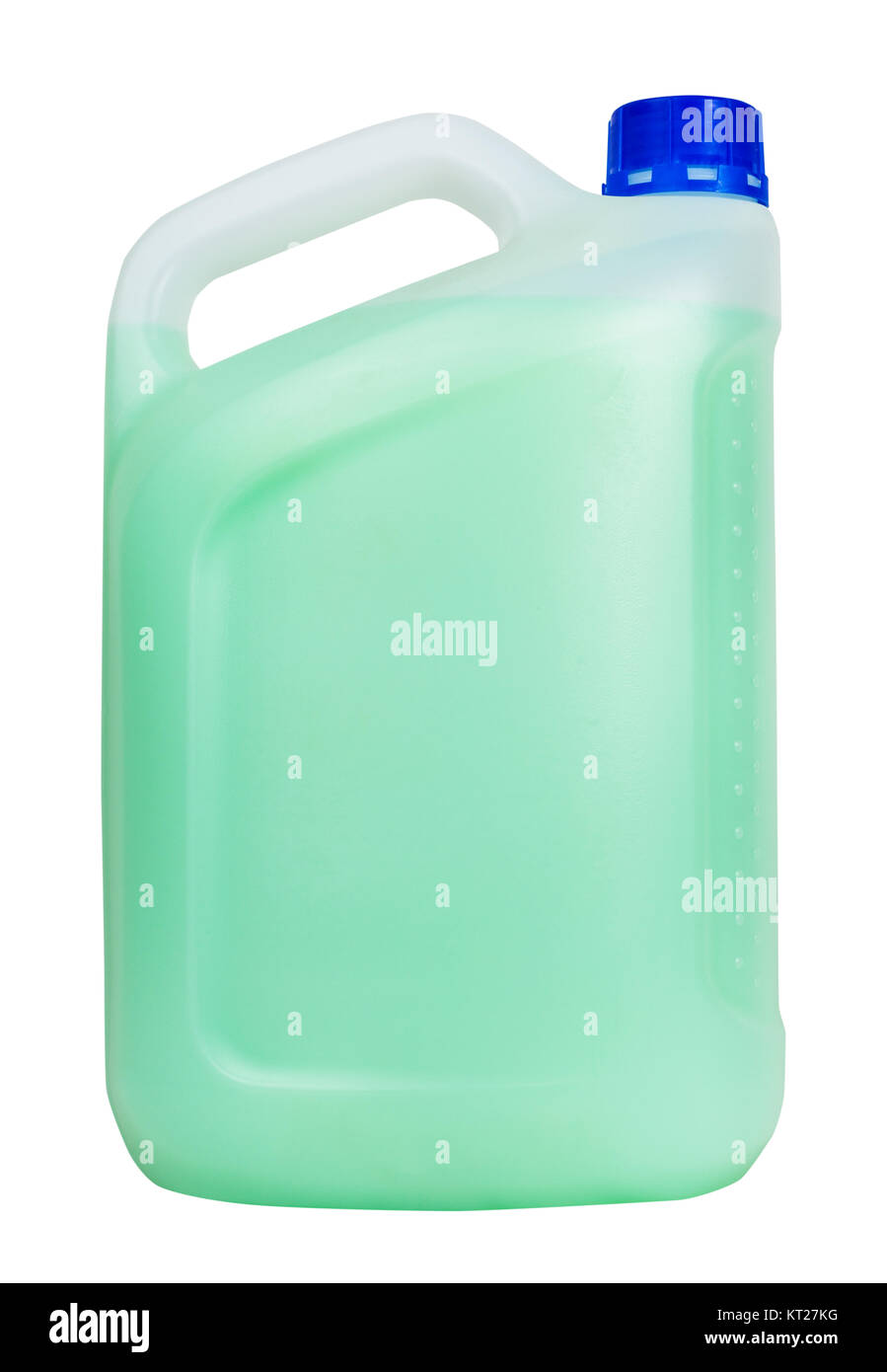 side view of plastic jerrycan with green liquid Stock Photo - Alamy