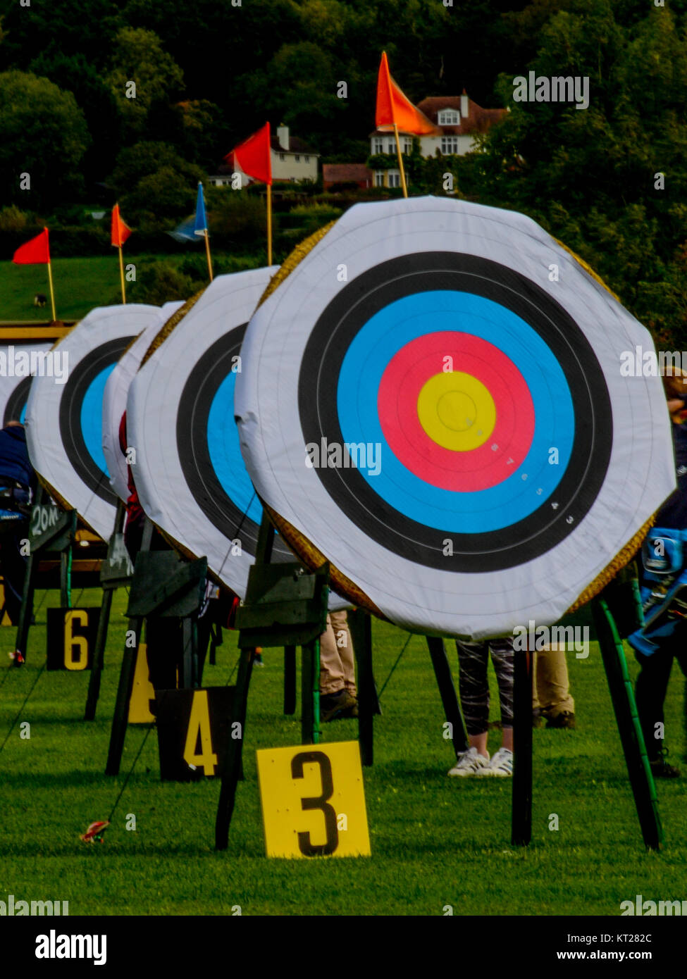 Archery targets Stock Photo Alamy