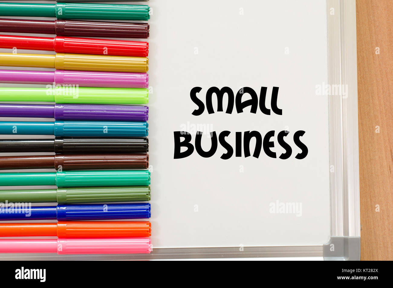 Small business text concept Stock Photo
