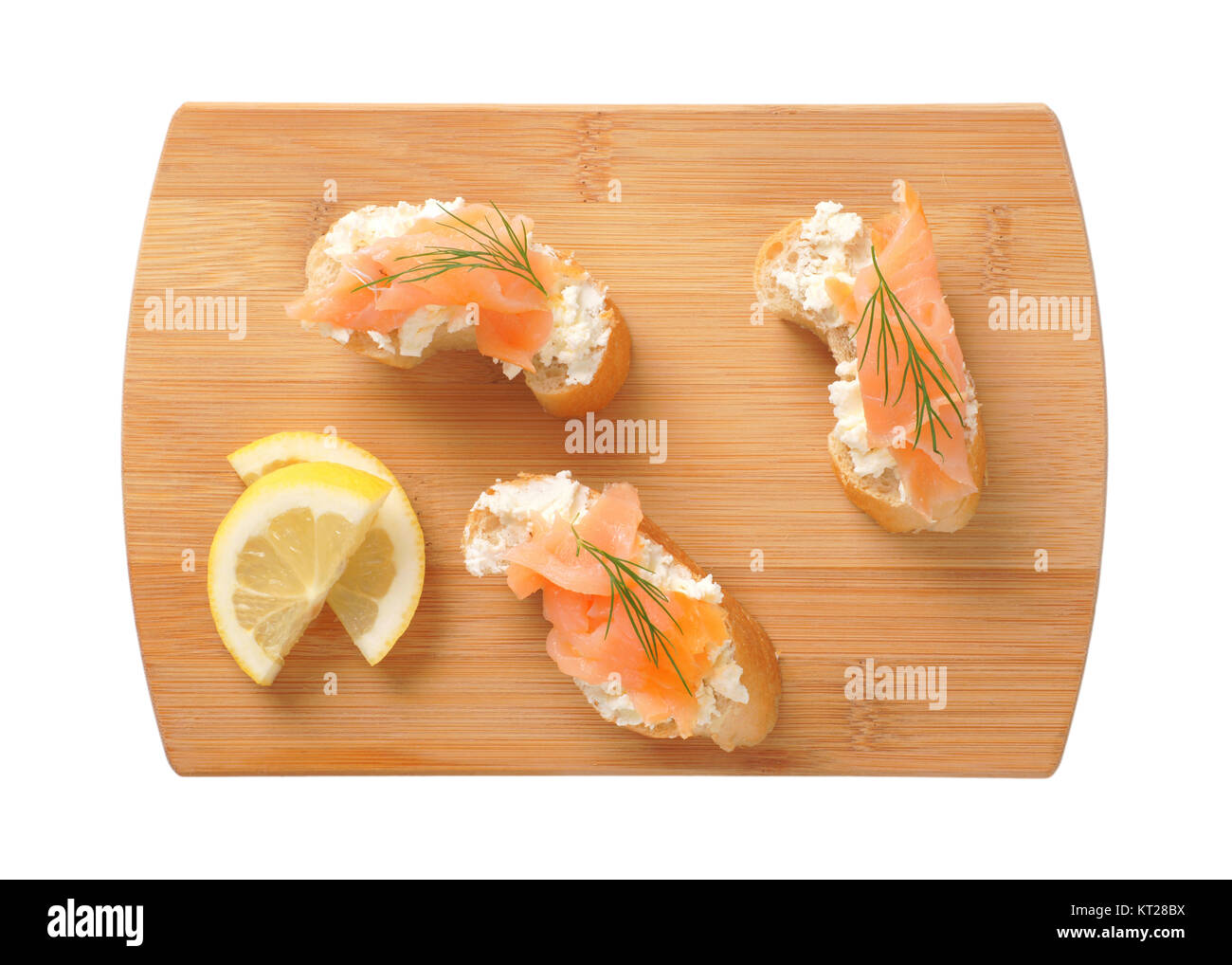 smoked salmon canapes Stock Photo Alamy